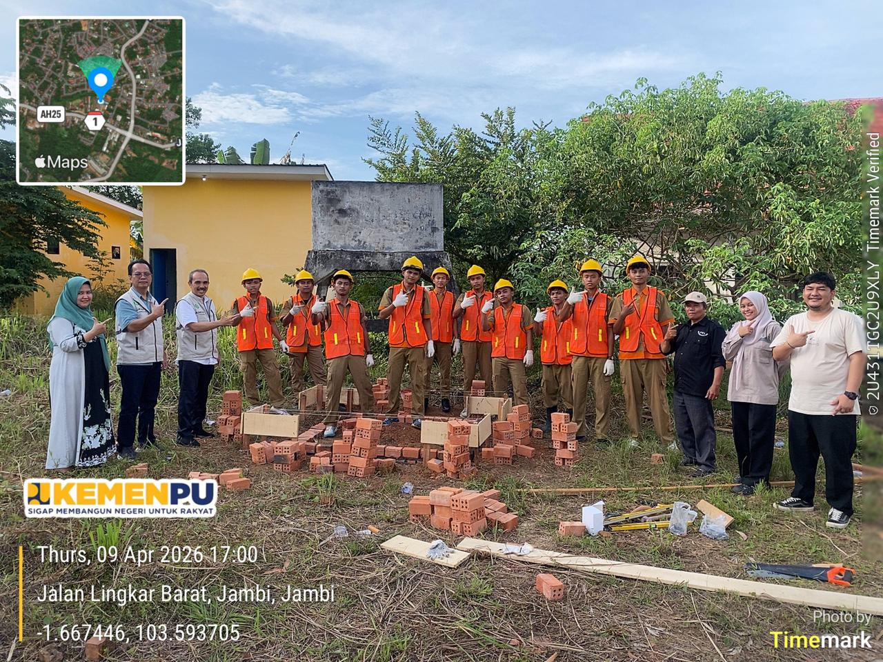Uji Sertifikasi Tenaga Kerja Konstruksi di SMKN 3 Jambi (090426)