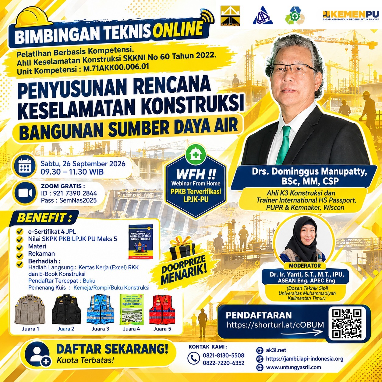 Bimbingan Teknis Online Pengembangan Keprofesian Berkelanjutan Kementerian-PU LPJK : FORUM DISKUSI JASA KONSTRUKSI