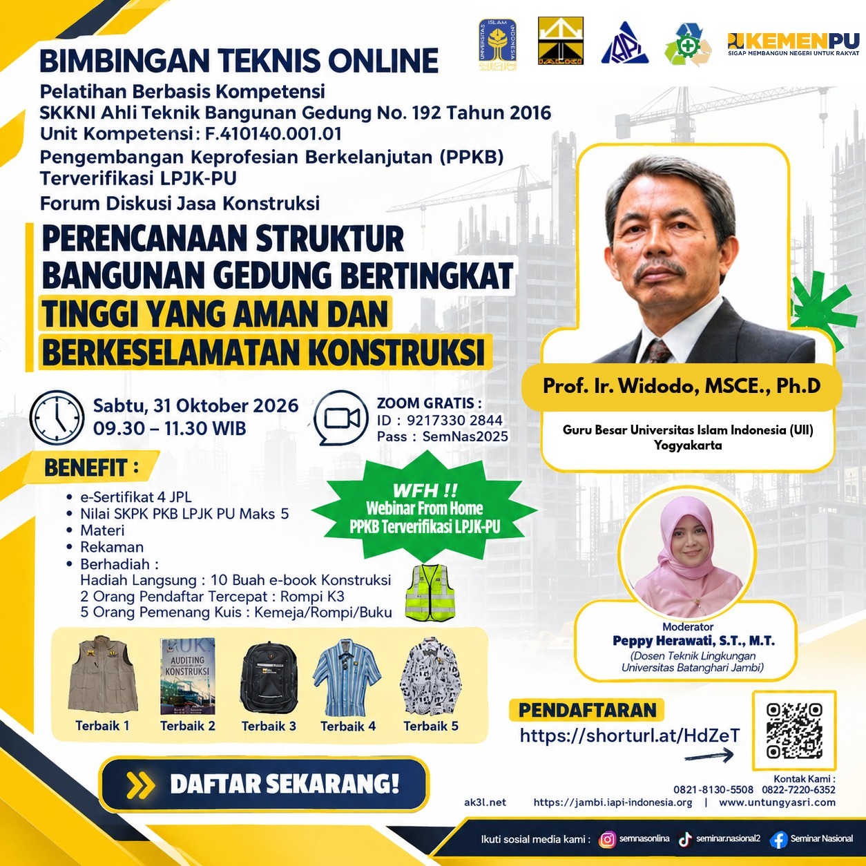 Bimbingan Teknis Online, Pelatihan Berbasis Kompetensi, Pengembangan Keprofesian Berkelanjutan (PKB) LPJK-PU : FORUM DISKUSI JASA KONSTRUKSI